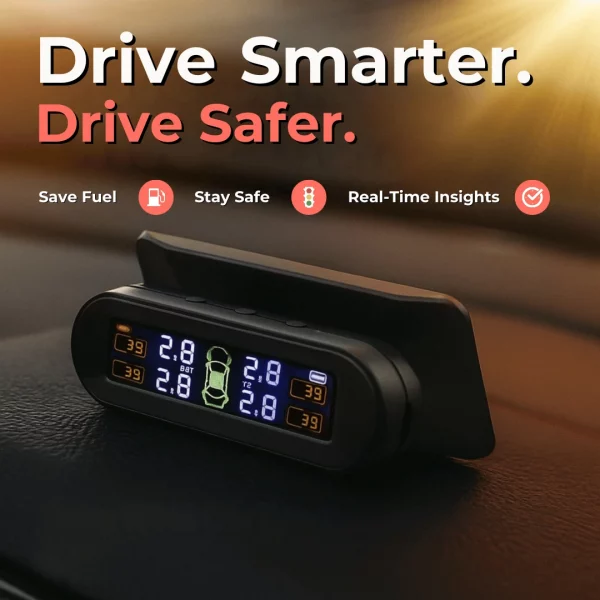 🛞🌟 Solar TPMS Car Tyre Pressure Monitor 🚗🔆 - Image 6