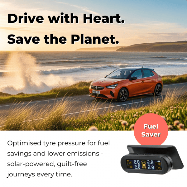 🛞🌟 Solar TPMS Car Tyre Pressure Monitor 🚗🔆 - Image 3