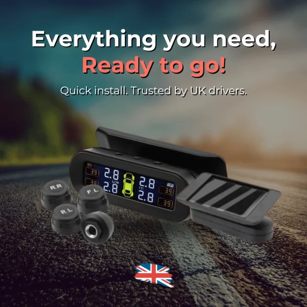 🛞🌟 Solar TPMS Car Tyre Pressure Monitor 🚗🔆 - Image 8