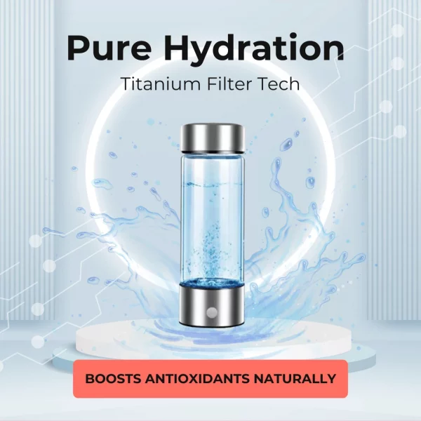 🚰 420ml Portable Hydrogen Water Bottle