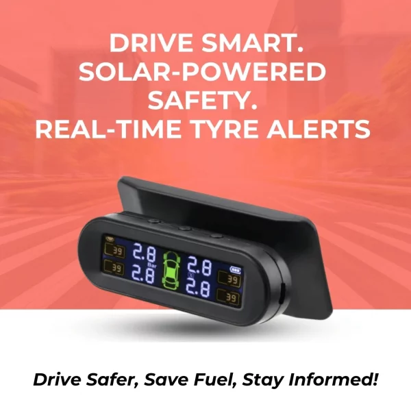 🛞🌟 Solar TPMS Car Tyre Pressure Monitor 🚗🔆 - Image 11