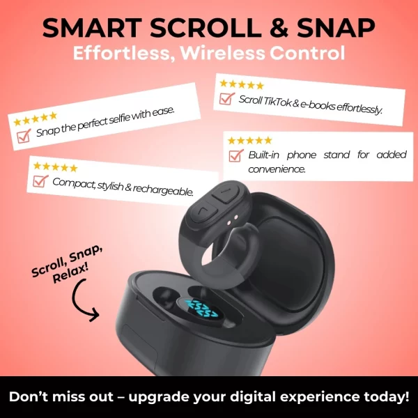 📱 Bluetooth 5.0 Scrolling Ring & Camera Remote - Image 2