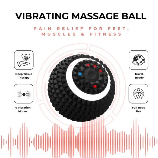 🔥💆‍♀️ Vibrating Massage Ball 🏋️‍♂️🧘‍♀️