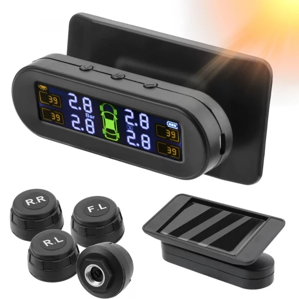 🛞🌟 Solar TPMS Car Tyre Pressure Monitor 🚗🔆 - Image 14