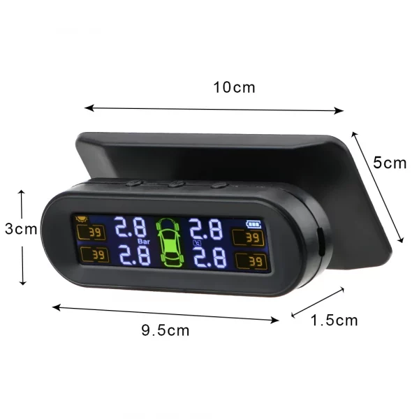 🛞🌟 Solar TPMS Car Tyre Pressure Monitor 🚗🔆 - Image 13