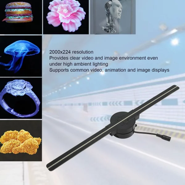 ✨ 16.5″ 3D Hologram Fan Projector - Image 7