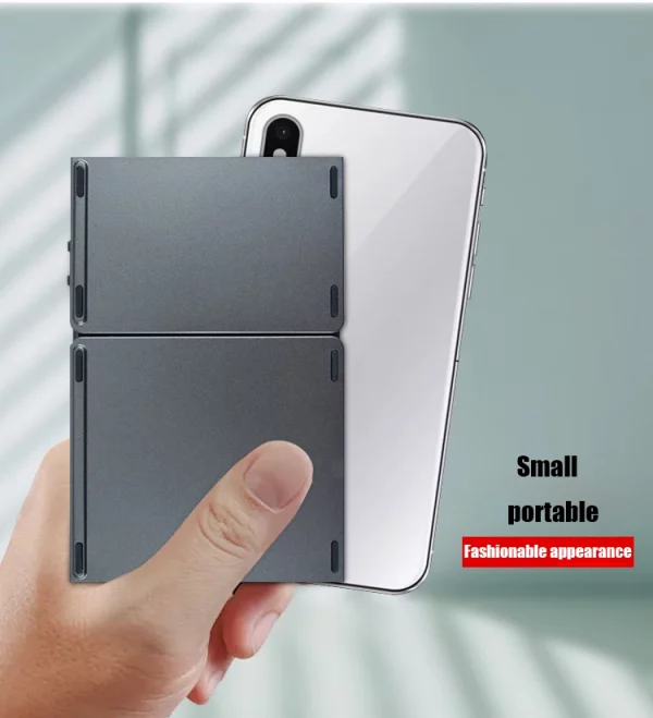 🌟 Wireless Foldable Bluetooth Keyboard 🌟 📱💻 With Touchpad - Image 5