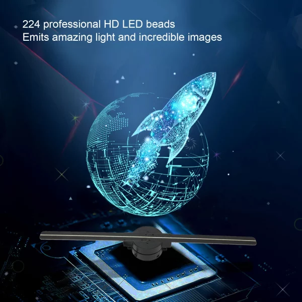 ✨ 16.5″ 3D Hologram Fan Projector - Image 6