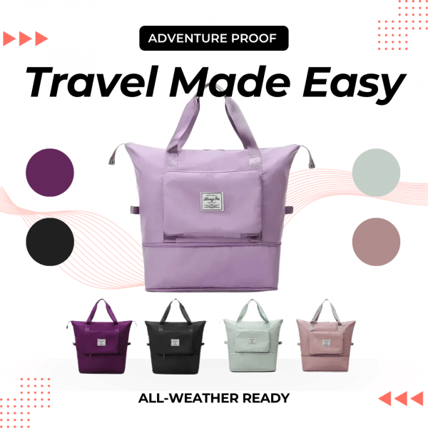 🏋️‍♀️🎒 Large Waterproof Gym & Travel Bag