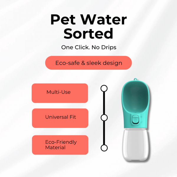 🐾💦  Portable Pet Water Bottle – Leakproof & Travel-Friendly - Image 5