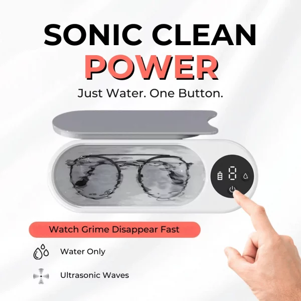 💍👓 Clean Pod – Portable Ultrasonic Cleaning Machine (450ml) - Image 10